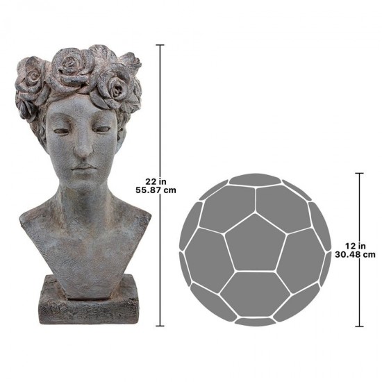 Design Toscano Flora Roman Nymph Head Planter