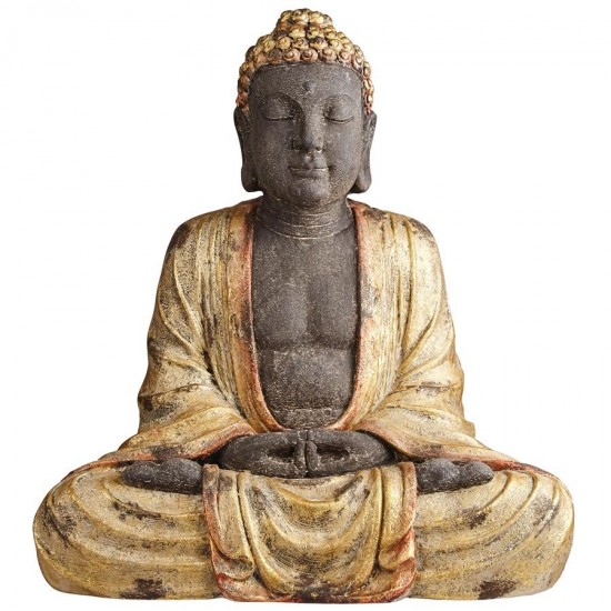 Design Toscano Large Golden Buddha Statue