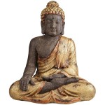 Design Toscano Medium Golden Buddha Statue