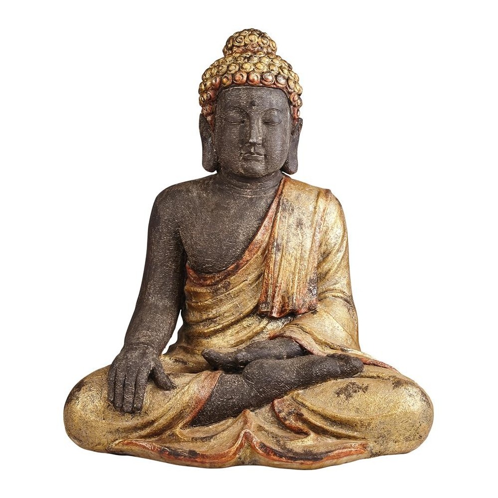 Design Toscano Medium Golden Buddha Statue