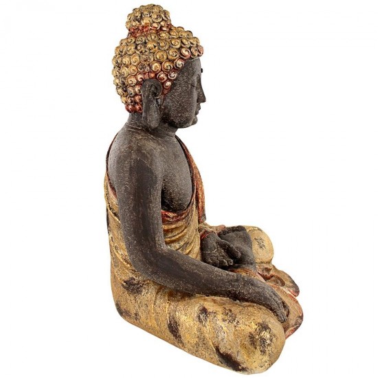 Design Toscano Medium Golden Buddha Statue