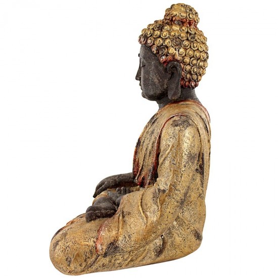 Design Toscano Medium Golden Buddha Statue