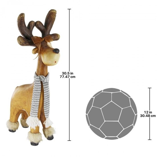 Design Toscano Ambrose Santas Second Team Reindeer