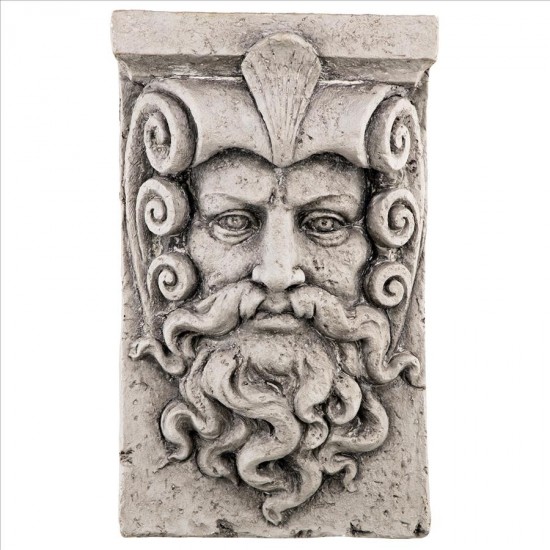 Design Toscano Poseidon Greek God Wall Sculpture