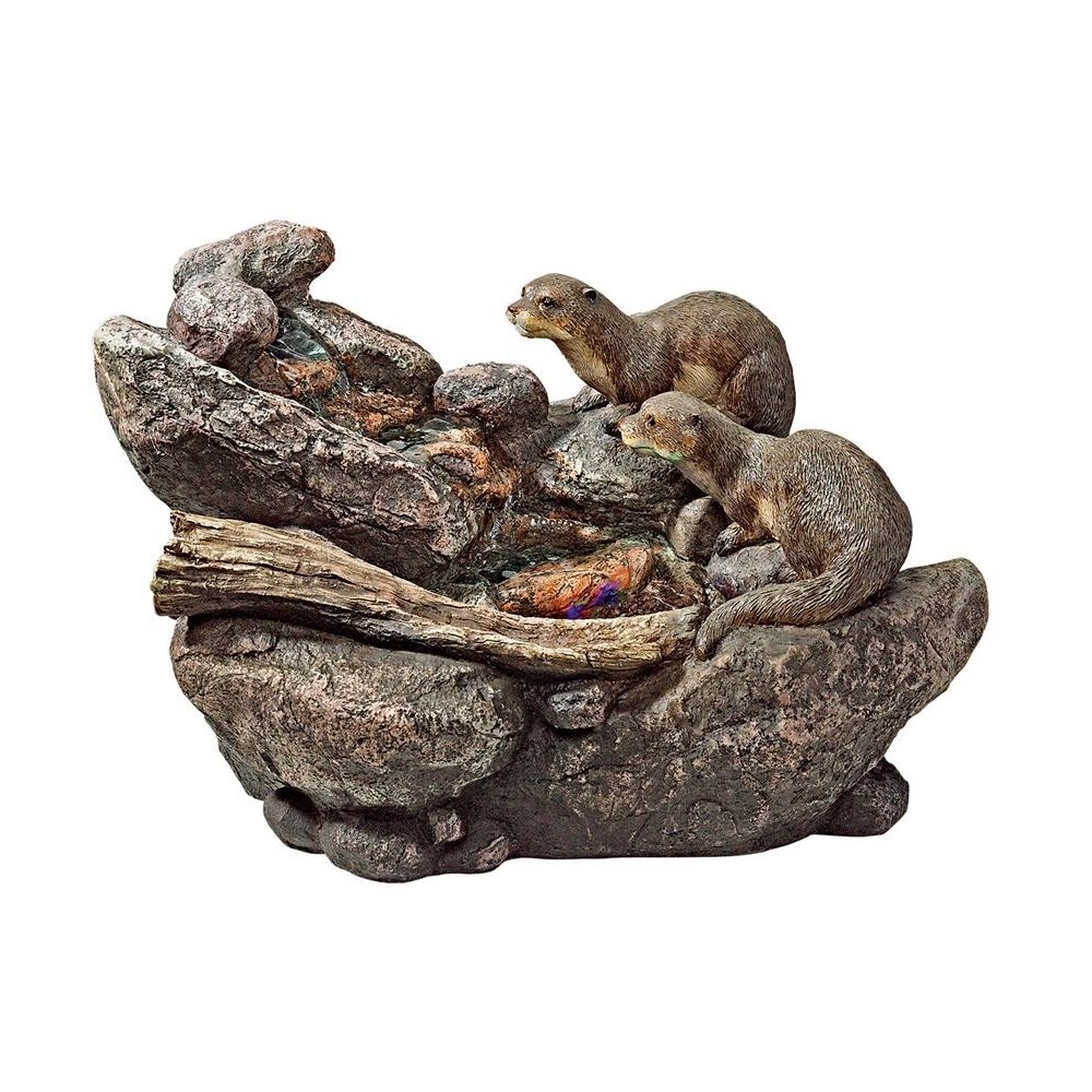 Design Toscano Curious Sea Otters Fountain