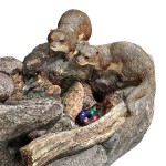 Design Toscano Curious Sea Otters Fountain