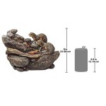 Design Toscano Curious Sea Otters Fountain