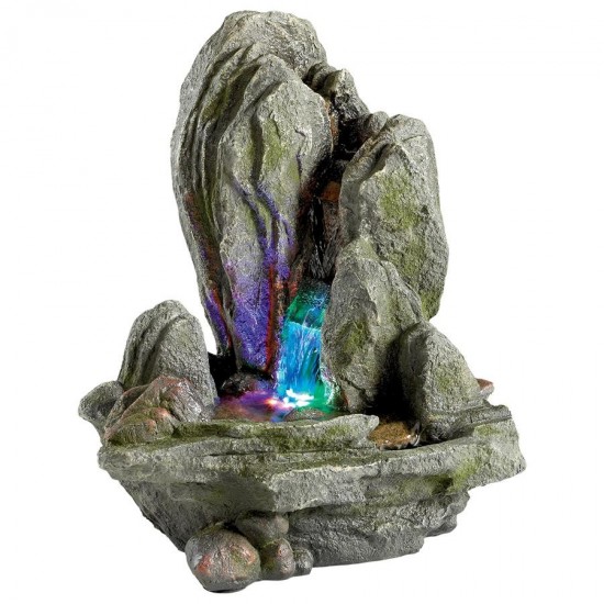 Design Toscano Boulder Falls Cascading Fountain