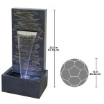 Design Toscano Modern Cascading Wall Fountain