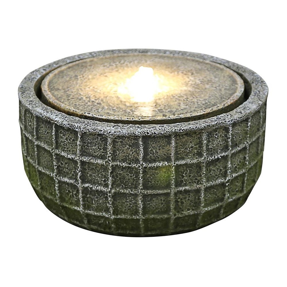 Design Toscano Stone Basket Bubbling Fountain