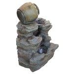 Design Toscano Spilled Jug Cascading Garden Fountain