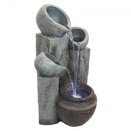 Design Toscano Hadrians Villa 4 Urn Garden Fountain
