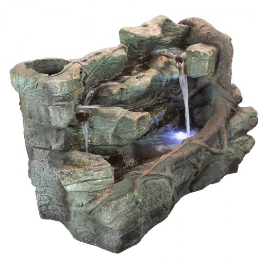 Design Toscano Staggered Rock Canyon Garden Fountain