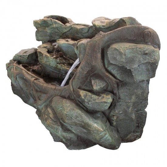 Design Toscano Staggered Rock Canyon Garden Fountain