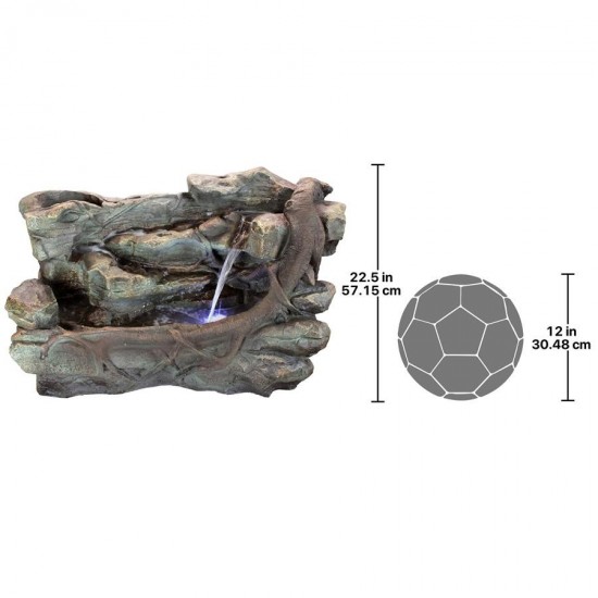 Design Toscano Staggered Rock Canyon Garden Fountain