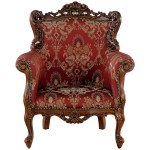 Design Toscano La Belle Fleur Arm Chair
