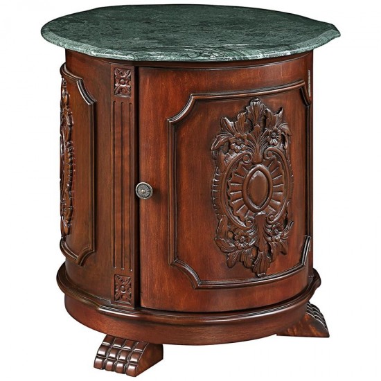 Design Toscano Tambour Manor Drum Table