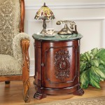 Design Toscano Tambour Manor Drum Table