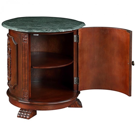 Design Toscano Tambour Manor Drum Table