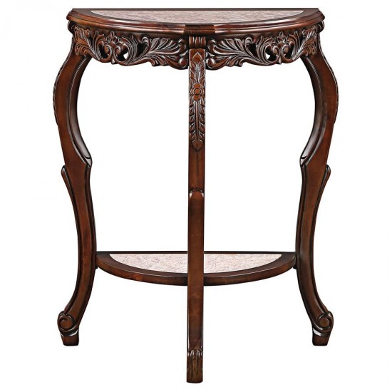 Design Toscano Lady Juliets Marble Topped Table