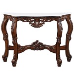 Design Toscano Royal Baroque Console W/Marble Top