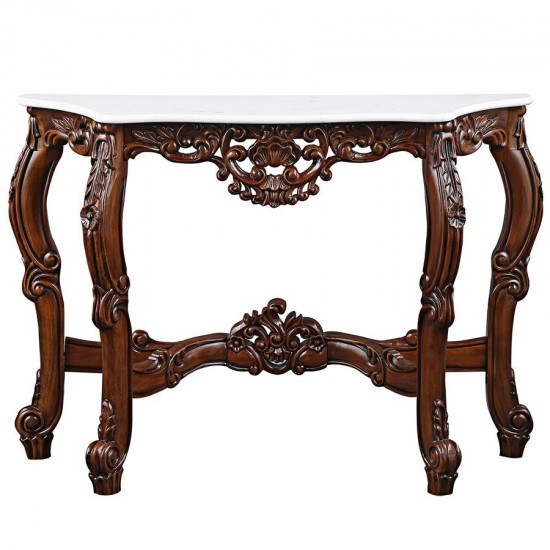 Design Toscano Royal Baroque Console W/Marble Top
