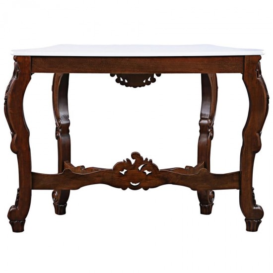Design Toscano Royal Baroque Console W/Marble Top
