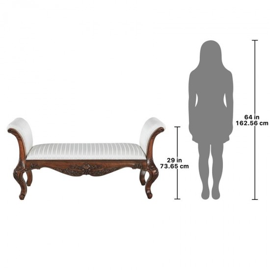 Design Toscano Maison Mehieu Bench