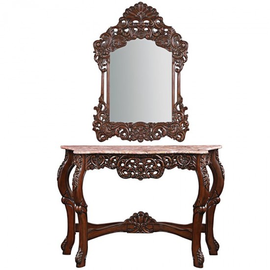 Design Toscano Dordongne Console And Mirror Set