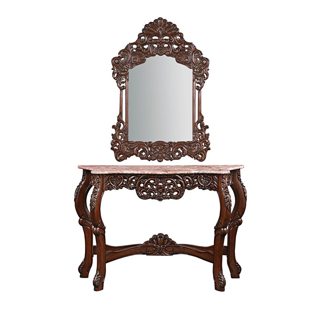 Design Toscano Dordongne Console And Mirror Set