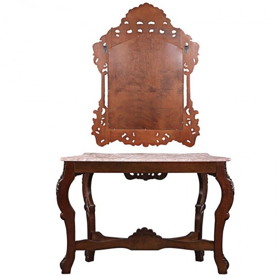 Design Toscano Dordongne Console And Mirror Set