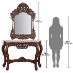 Design Toscano Dordongne Console And Mirror Set