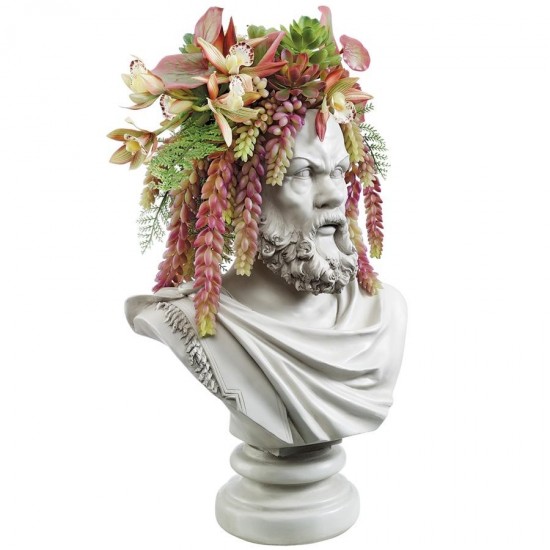 Design Toscano Socrates Bust Planter