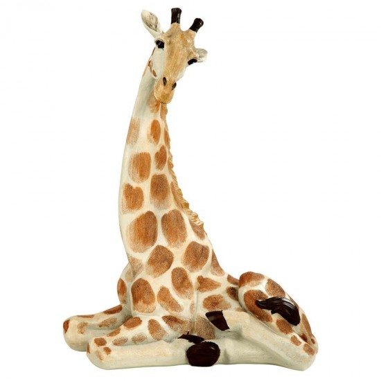 Design Toscano Zari The Resting Giraffe Statue