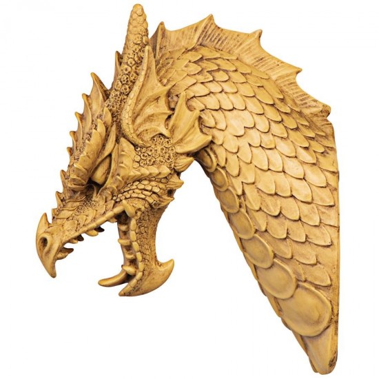 Design Toscano Head Of The Beast Dragon Plaque