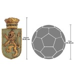 Design Toscano Medieval Rampant Lion Shield Plaque