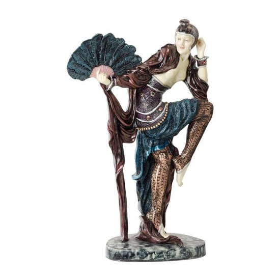 Design Toscano Chiparus Fan Dancer Lady