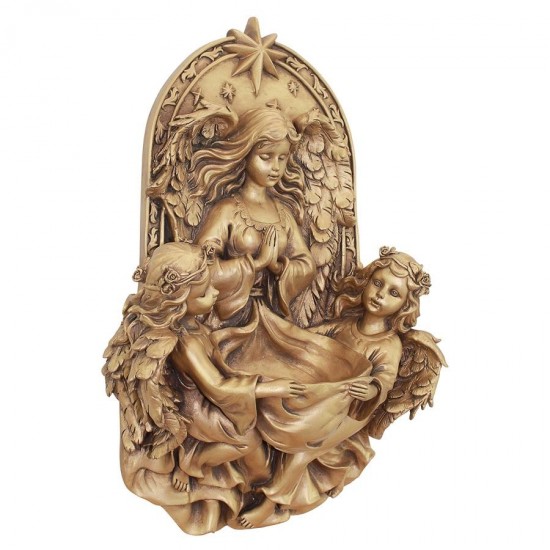 Design Toscano Holy Guardian Angels Wall Font Sculpture