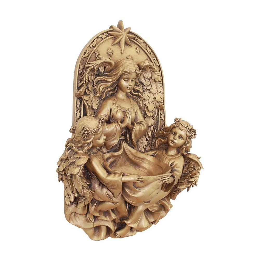Design Toscano Holy Guardian Angels Wall Font Sculpture