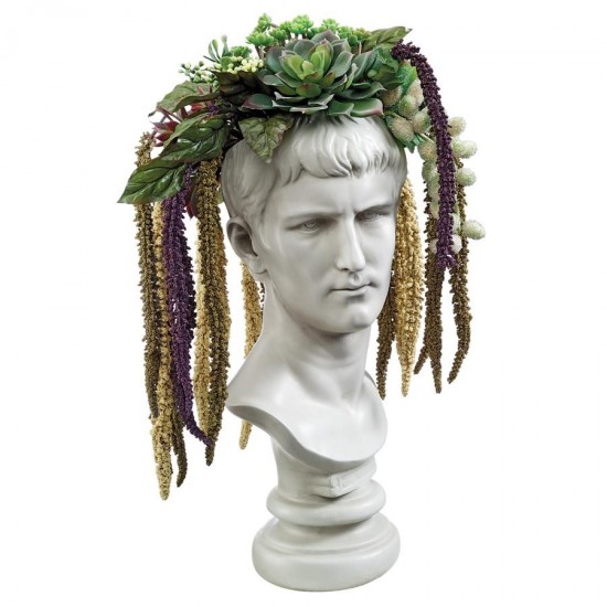 Design Toscano Caligula Bust Planter