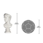 Design Toscano Caligula Bust Planter