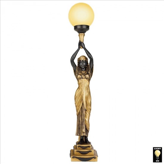 Design Toscano Egyptian Goddess Of The Night Lamp