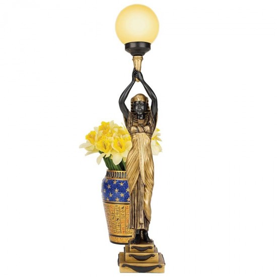 Design Toscano Egyptian Goddess Of The Night Lamp