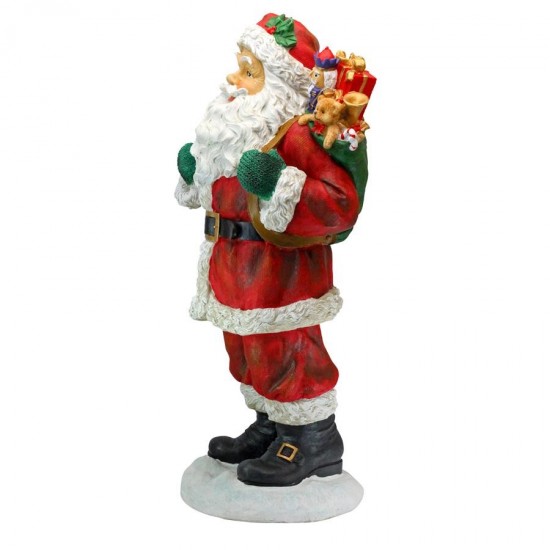 Design Toscano Visit From Santa Claus Statue