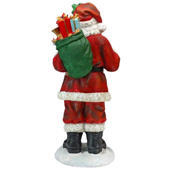 Design Toscano Visit From Santa Claus Statue