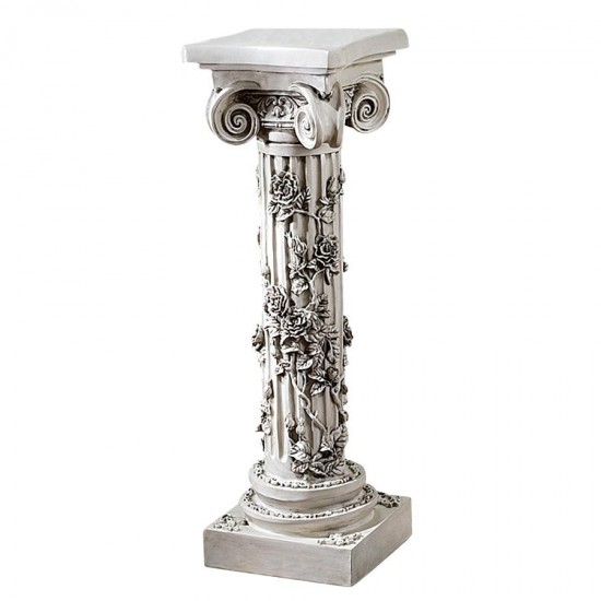 Design Toscano Rose Garland Pedestal