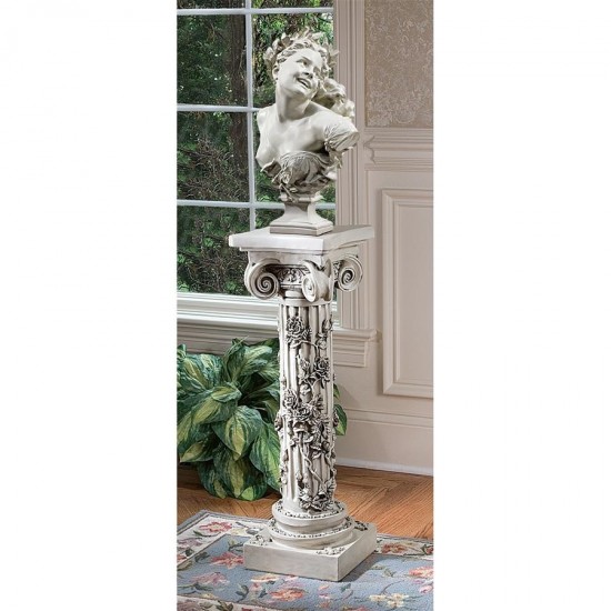 Design Toscano Rose Garland Pedestal