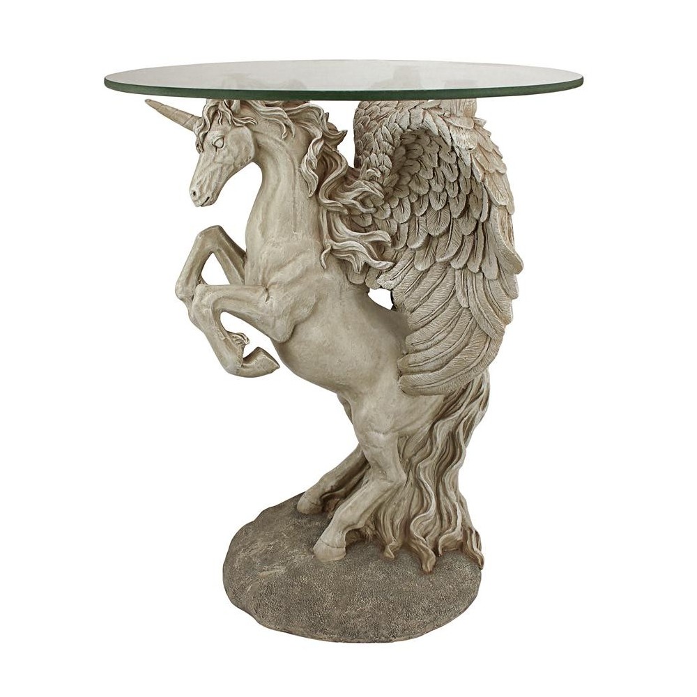 Design Toscano Mystical Winged Unicorn Table Design Toscano Mystical Winged Unicorn Table