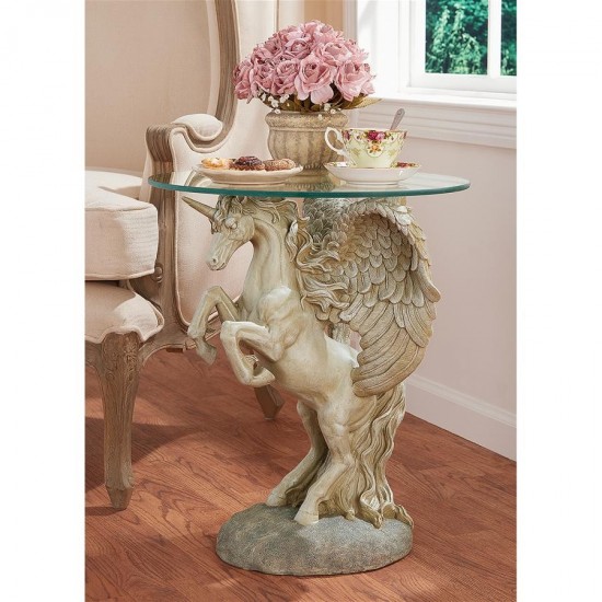 Design Toscano Mystical Winged Unicorn Table