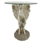 Design Toscano Mystical Winged Unicorn Table